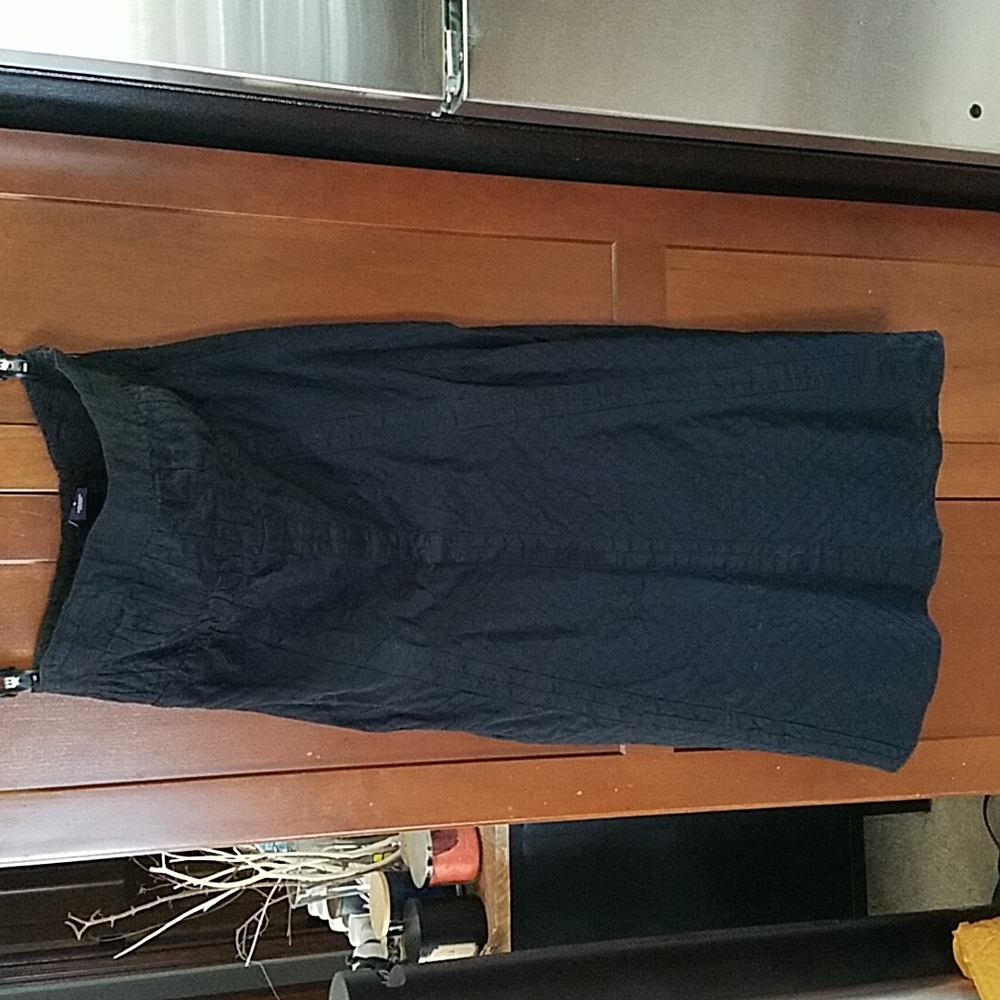 Gap Black Strapless Dress